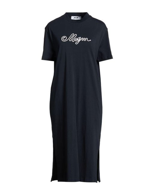 Vestido Midi MSGM de color Blue