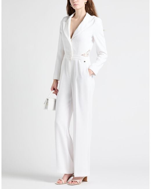 Liu Jo White Jumpsuit Polyester