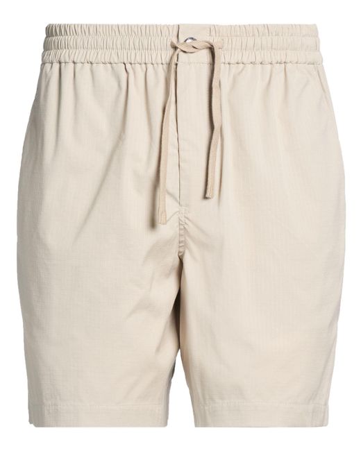 Maison Kitsuné Natural Shorts & Bermuda Shorts Cotton, Polyester for men
