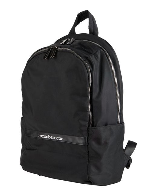 Rocco Barocco Black Backpacks