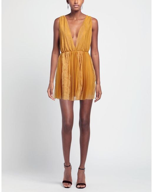 Soallure Orange Mini Dress