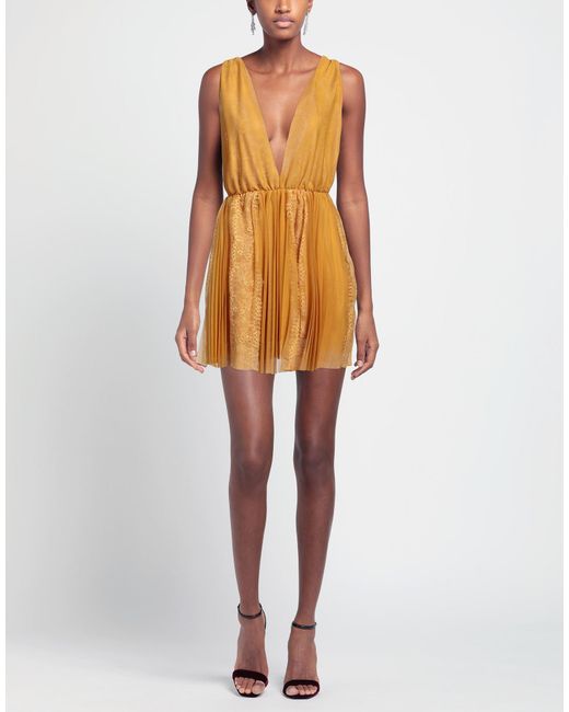 Soallure Orange Mini Dress