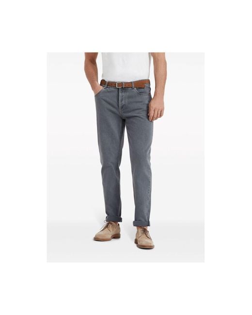 Pantalon en jean Brunello Cucinelli pour homme en coloris Blue