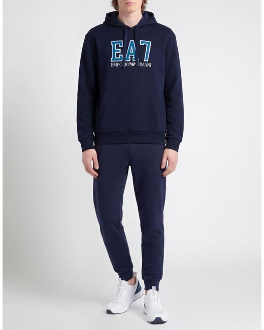 EA7 Blue Sweatshirt for men