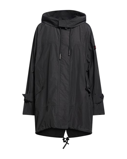 Peuterey Black Overcoat & Trench Coat