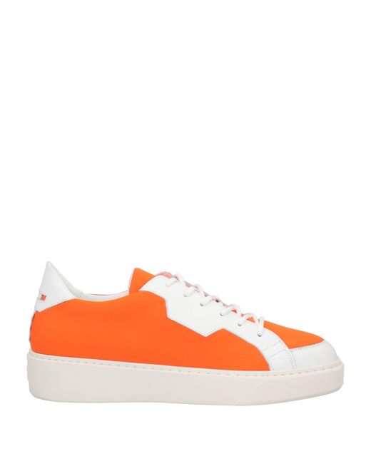 Attimonelli's Orange Sneakers for men