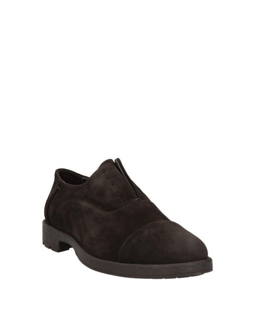 Antica Cuoieria Black Lace-Up Shoes Leather for men