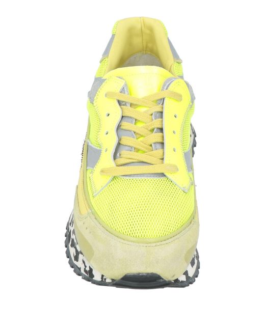 HIDNANDER Yellow Trainers for men