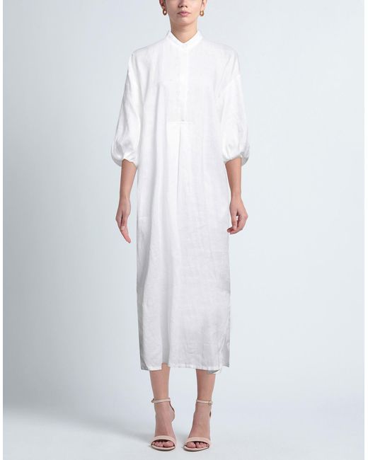 Vestido midi Le Sarte Pettegole de color White