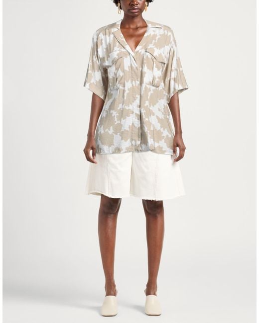 ARMANI EXCHANGE White Shirt Viscose, Polyamide