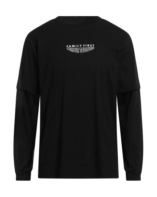 FAMILY FIRST Black T-shirt for men