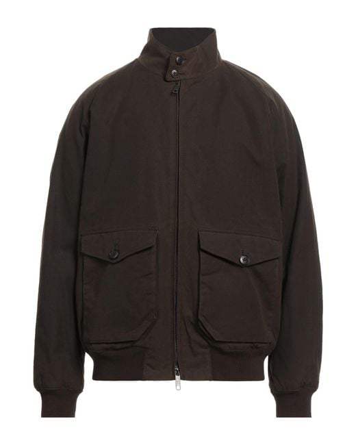 Baracuta Black Jacket Cotton for men
