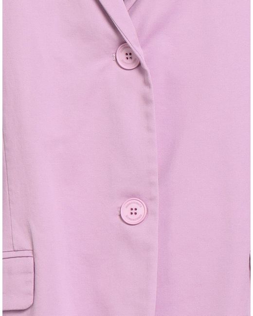 hinnominate Pink Blazer Cotton, Elastane