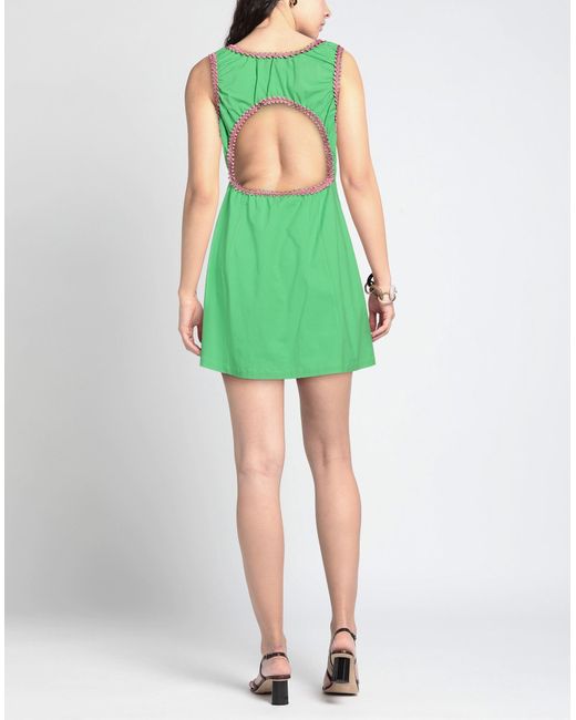 Boutique Moschino Green Mini Dress