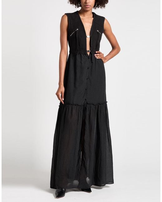 Pinko Black Maxi Dresses