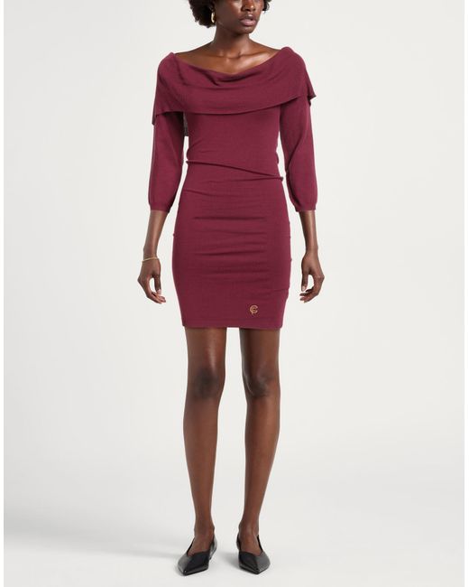 Cristinaeffe Purple Mini Dress