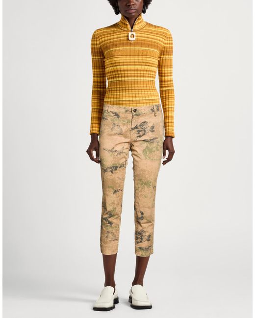 Mason's Natural Camel Pants Cotton, Elastane
