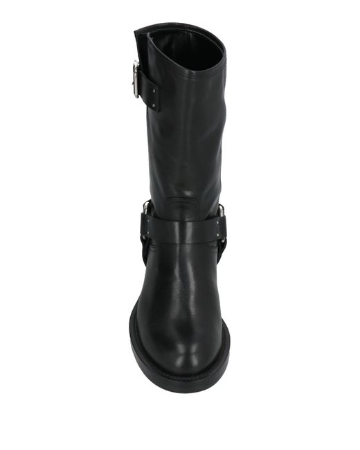 Guglielmo Rotta Black Ankle Boots Leather