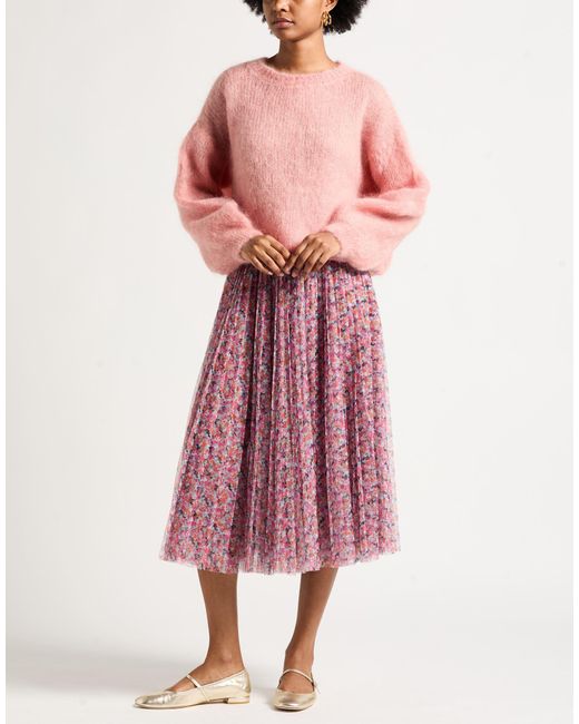 Philosophy Di Lorenzo Serafini Pink Midi Skirt