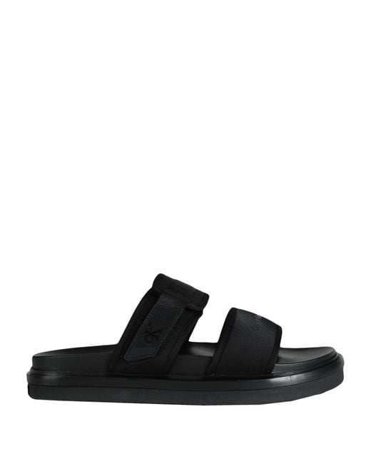 Calvin Klein Black Sandals for men