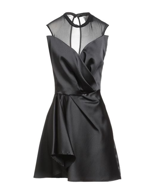 Silvian Heach Black Mini Dress Polyester