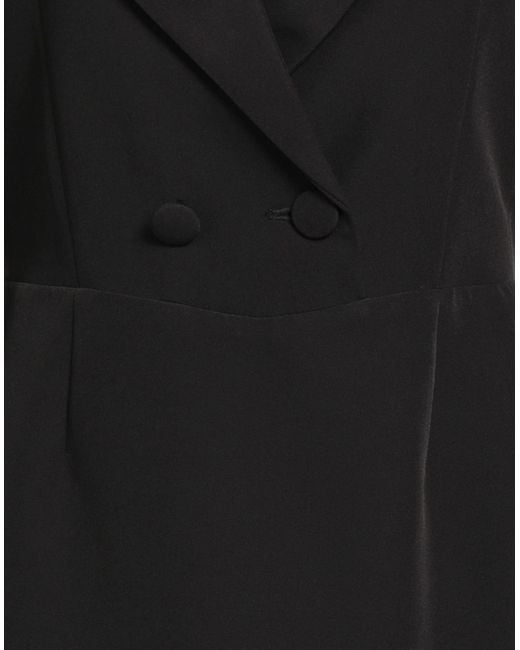 ACTUALEE Black Mini Dress Polyester, Elastane
