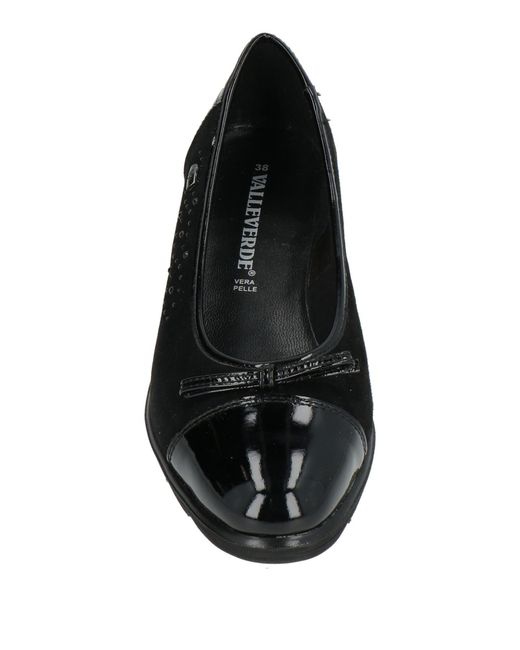 Valleverde Black Pumps Leather