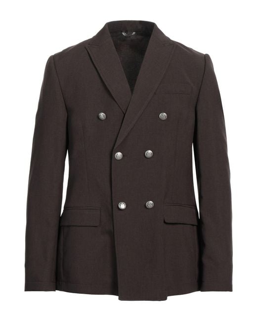Daniele Alessandrini Black Blazer for men