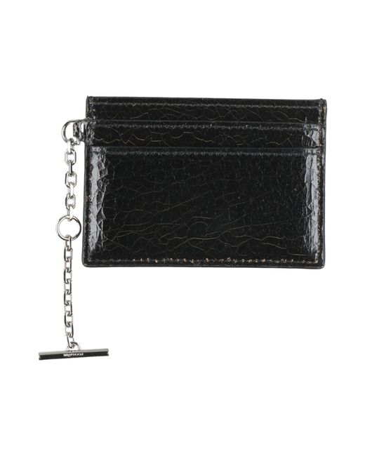 McQueen Black Cardholder Leather