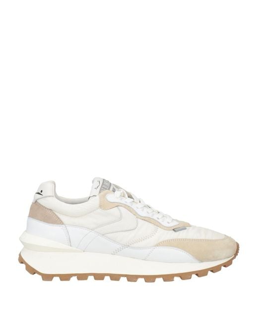 Voile Blanche White Qwark Sneakers Leather, Textile Fibers for men