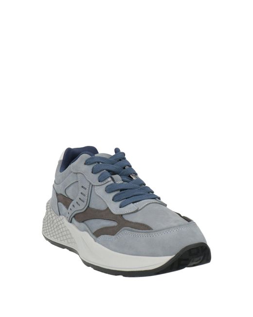 Voile Blanche Gray Sneakers Leather for men