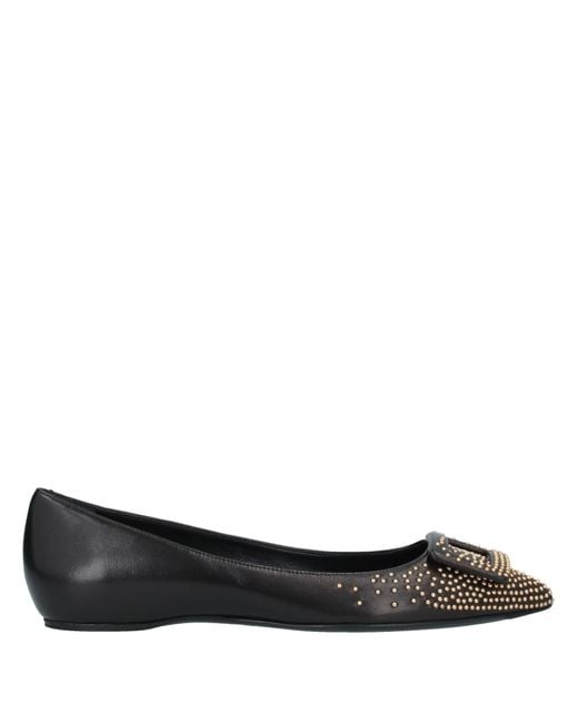 Roger Vivier Black Ballet Flats