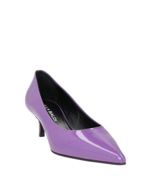 Lella Baldi Purple Pumps