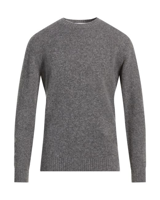 FILIPPO DE LAURENTIIS Gray Light Sweater Cashmere, Silk, Polyester for men