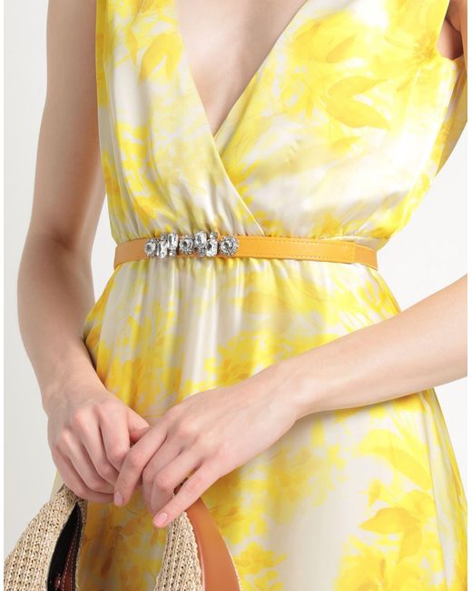 Robe longue Liu Jo en coloris Yellow