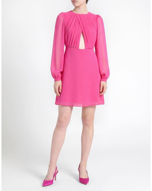 Rebel Queen Pink Mini Dress Polyester