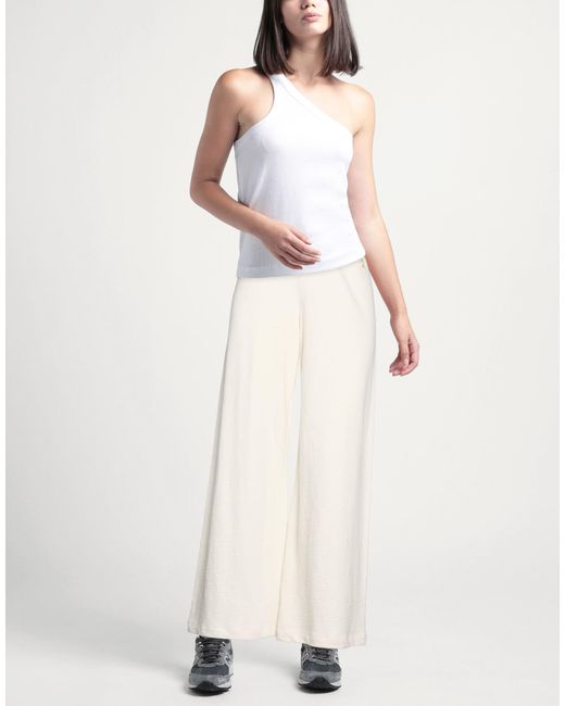 ÉTERNE White Pants Cotton