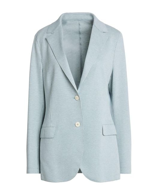 Eleventy Blue Blazer Viscose, Polyester, Polyamide, Elastane