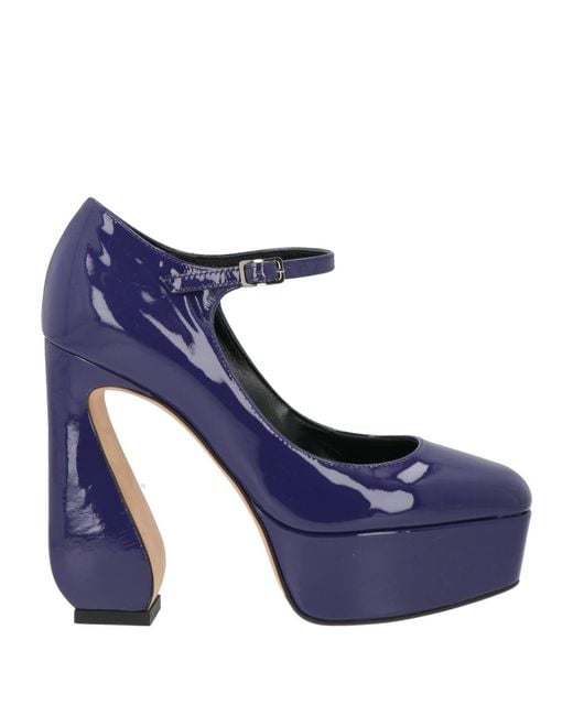 Sergio Rossi Blue Pumps Leather