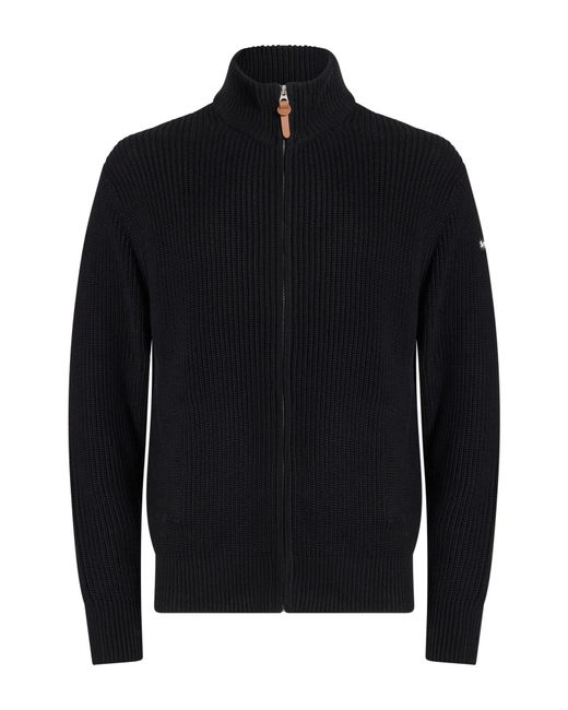 Schott Nyc Blue Cardigan for men