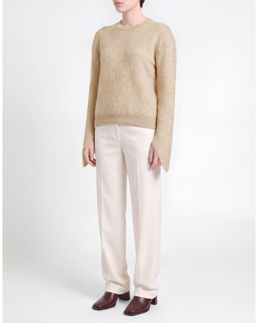 Giorgio Brato Natural Sand Sweater Alpaca Wool, Polyamide, Wool