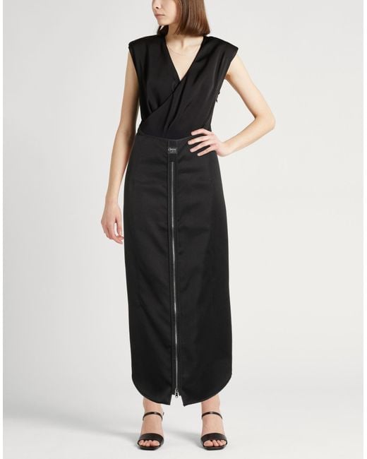 Coperni Black Maxi Skirt Recycled Polyester