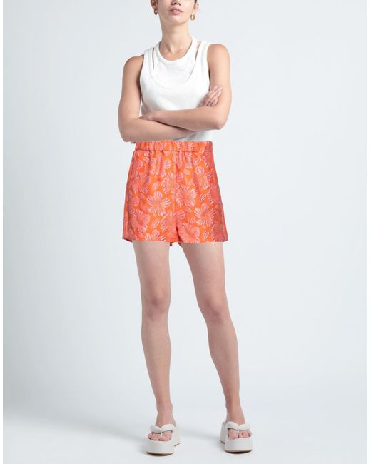 MSGM Orange Shorts & Bermuda Shorts