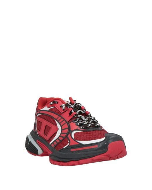 DIESEL Red Sneakers for men