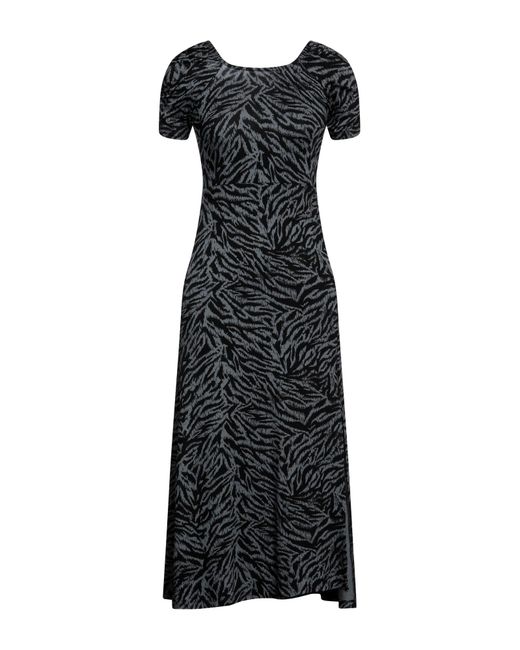 Liquorish Black Midi Dress