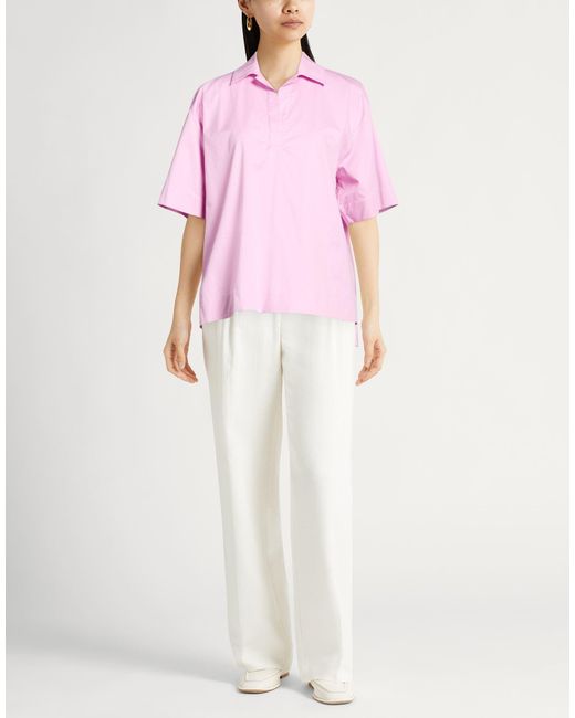 Peserico Pink Top Cotton, Elastane