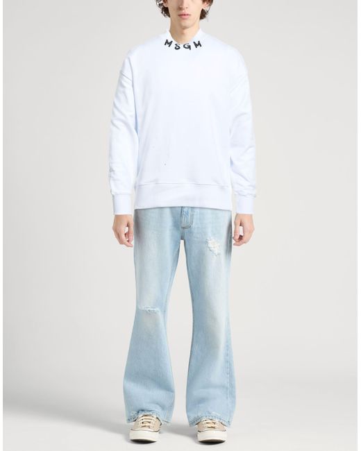 MSGM White Sweatshirt for men