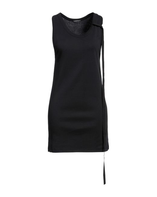 Ann Demeulemeester Black Mini Dress