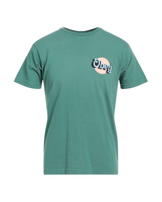 Obey Green T-shirt for men