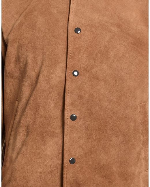 DIESEL Brown Jackets for men